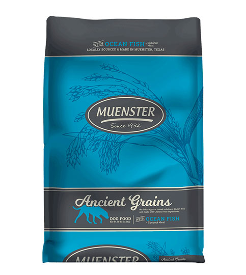 Muenster Ancient Grains with Ocean Fish Dog Food